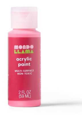 Mondo Llama Multi Surface Acrylic Paint, Sweet Dragonfruit (2 fl oz)
