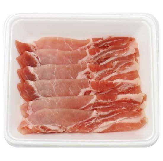 国産豚肉うす切り（ロース）１１０ｇ～１７０ｇの商品をお届けします