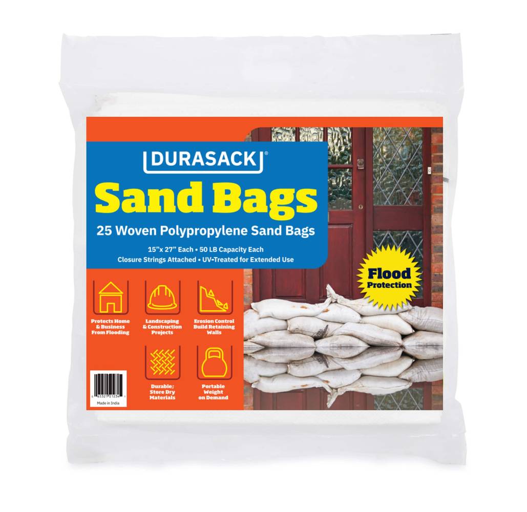 DuraSack 25-Pack 50-lb Capacity Woven Polypropylene Sand Bags | SB-1527CTN