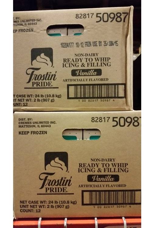Frostin Pride All-Purpose Non Dairy Frosting, Vanilla (2 lbs)