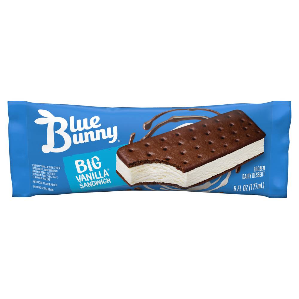 Blue Bunny Big Vanilla Sandwich (6 fl oz)