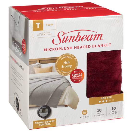 Sunbeam electric blanket preheat hot sale