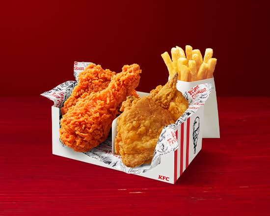 レッドホットチキン食べくらべ4ピースパック Red Hot Chicken Compare-n'-Eat 4pcs Pack