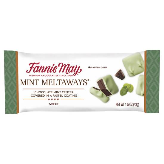 Fannie May Mint Meltaway Chocolate Candies (3 ct)