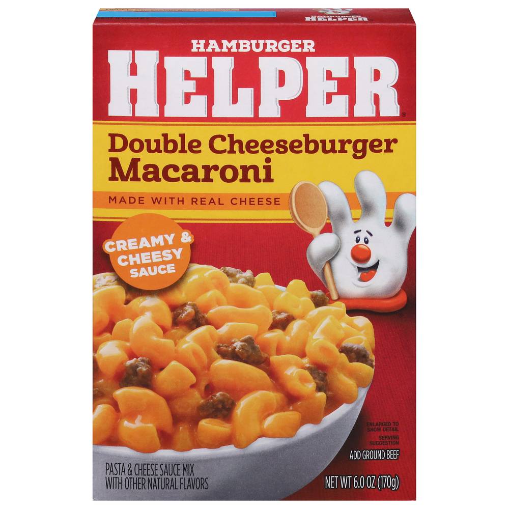 Hamburger Helper Creamy & Cheesy Sauce Double Cheeseburger Macaroni (6 oz)