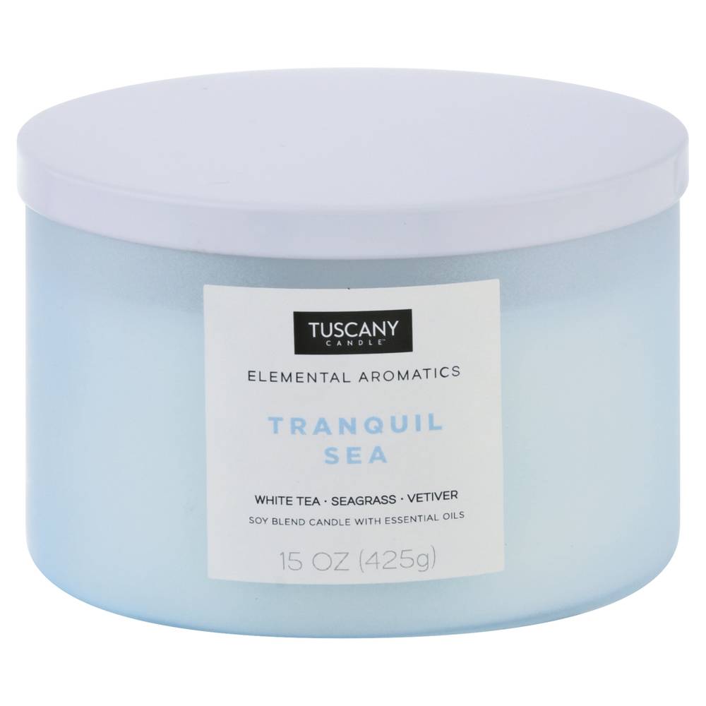 Tuscany Candle Elemental Aromatics Tranquil Sea Candle