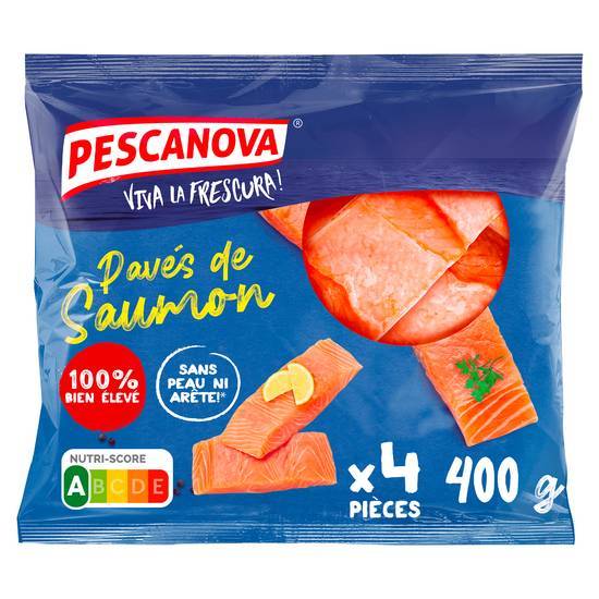 Pavés de saumon - pescanova - 400g (x4)