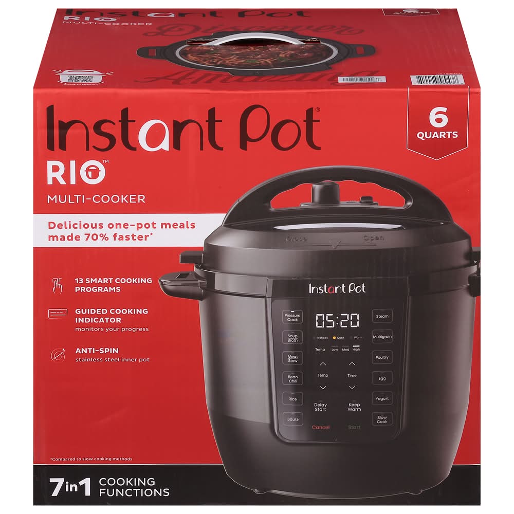 Instant Pot Duo Multi-Cooker, Black