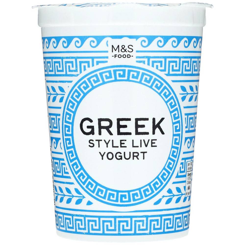 M&S Greek Style Live Yogurt (500gr)