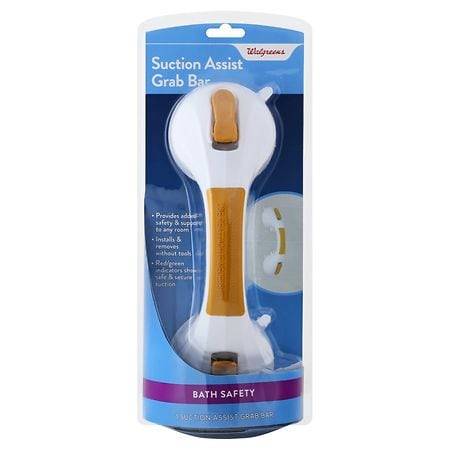 Walgreens Suction Cup Grab Bar (white-gold)