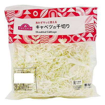 トップバリュ　キャベツの千切り　１６０ｇ