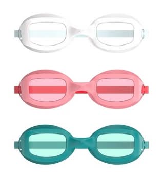 Speedo Endcap Kids' - 3pk: Swim Goggles for Ages 3-6, Polycarbonate, PVC