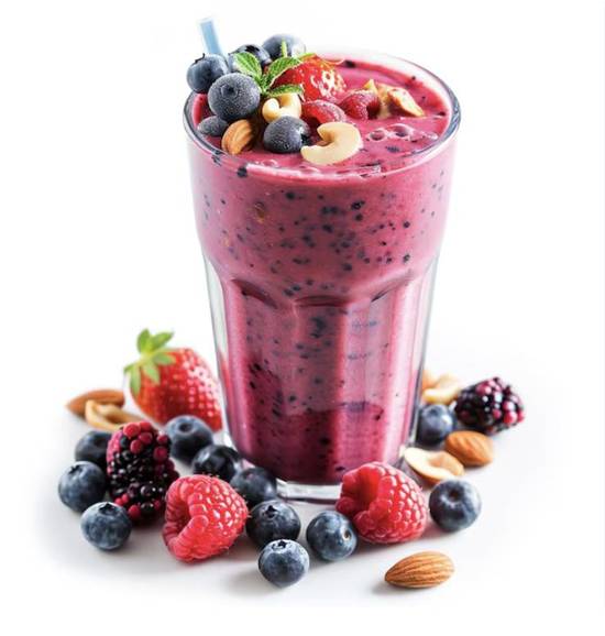Blueberry Walnut Smoothies