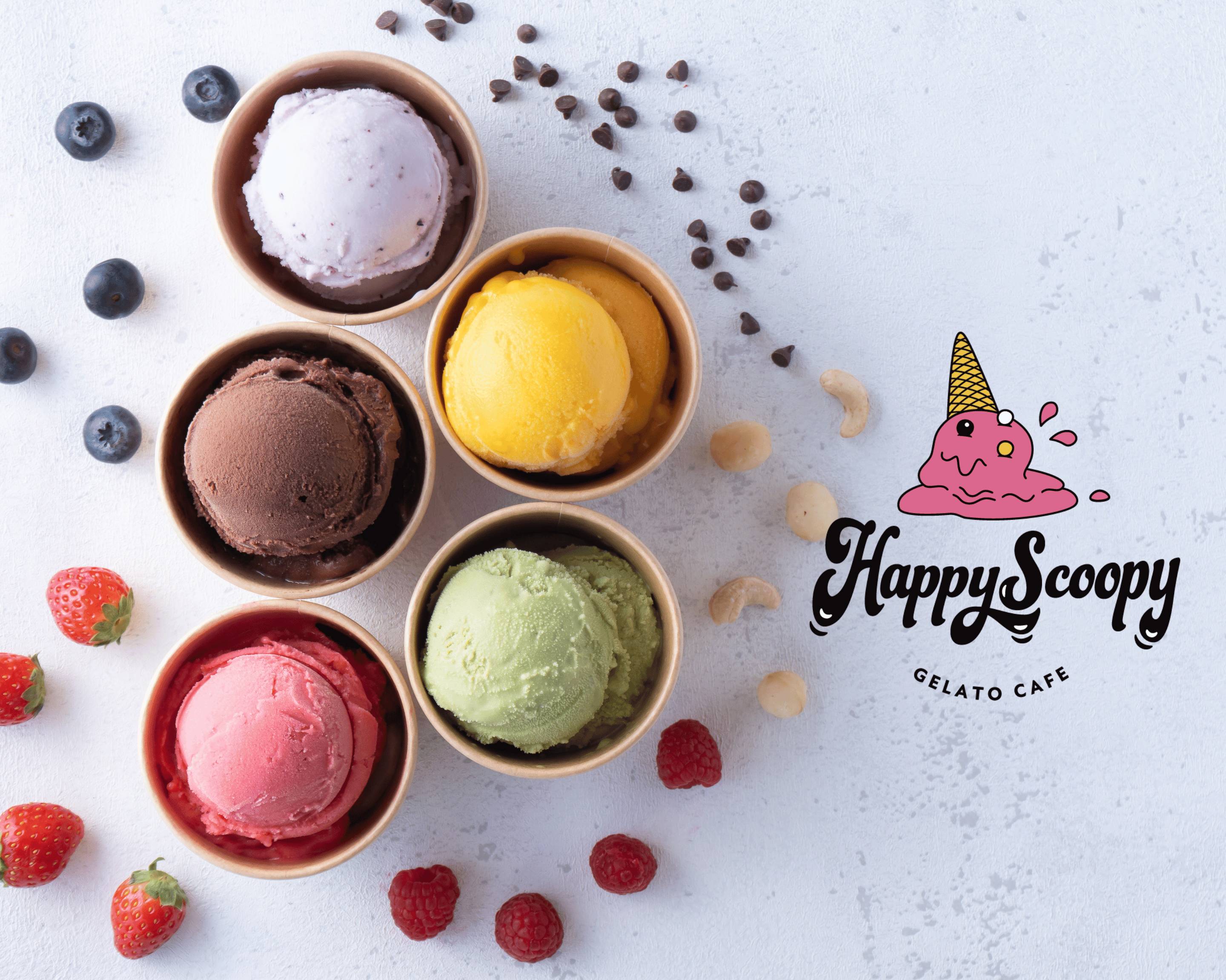 種類豊富!ジェラートのお店】ハッピースクーピー Happy Scoopyの 種類豊富!ジェラートのお店】ハッピースクーピー Happy Scoopyの