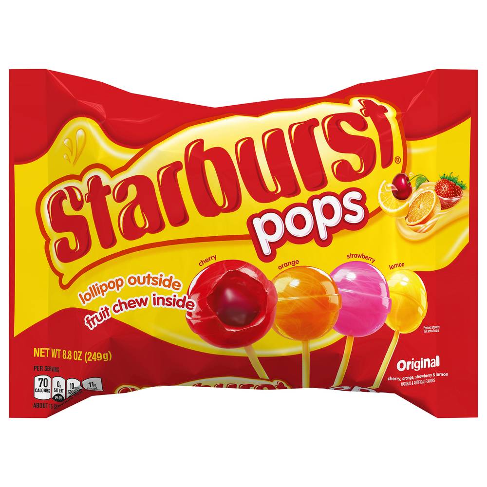 Starburst Assorted Flavors Original Pops