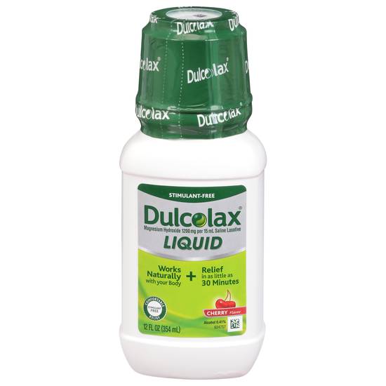 Dulcolax Magnesium Hydroxide Cherry Flavored Liquid Laxative