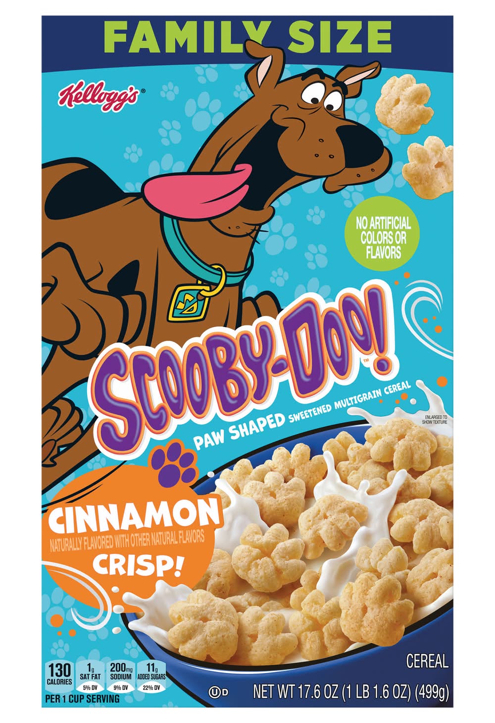 Kellogg's Scooby Doo Breakfast Cereals, Cinnamon (17.6 oz)