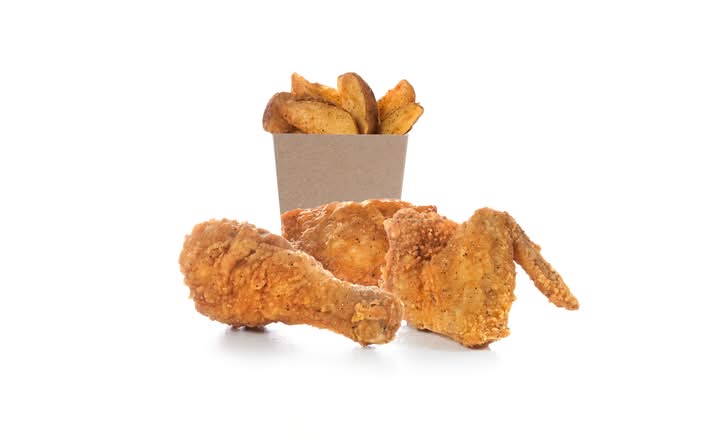 3 Pieces of Chicken with Taters