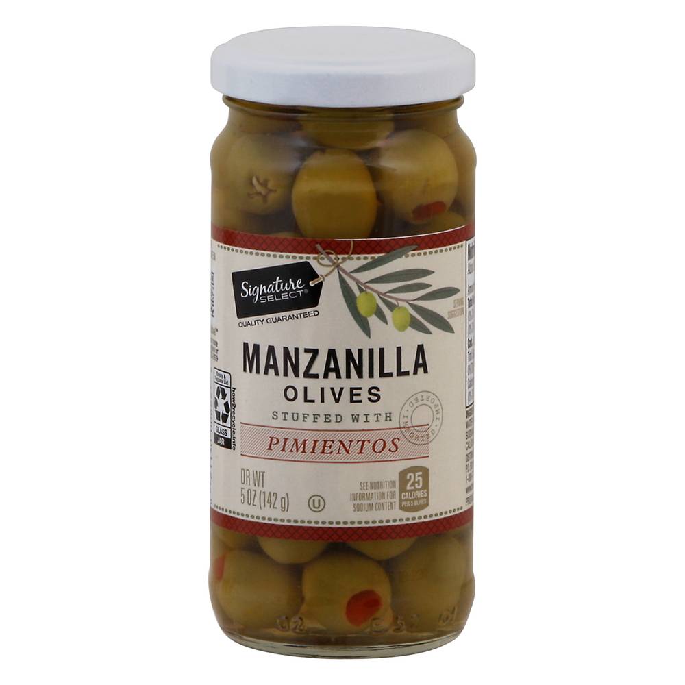 Signature Select Olives Manzanilla Stuffed (5 oz)