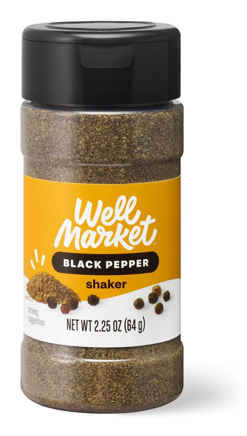 Well Market, Ground Black Pepper,1.5 Oz