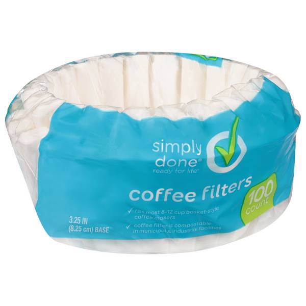 Simply Done Coffee Filters (100 ct) (8.25 cm)