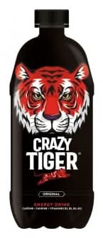 Crazy Tiger Bebida Energética original botella 1000 ml.