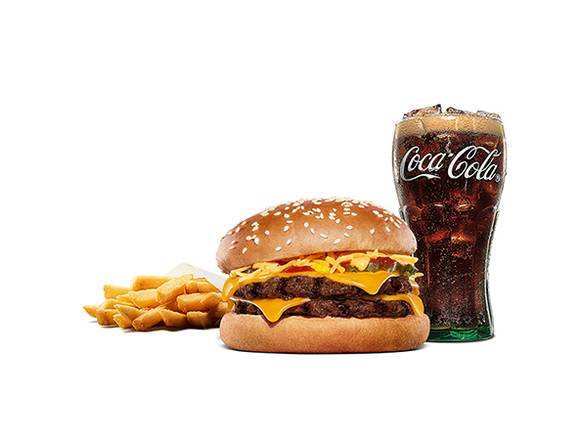 チーズダブルチーズ バーガーセット / Cheese Double  Cheeseburger Set