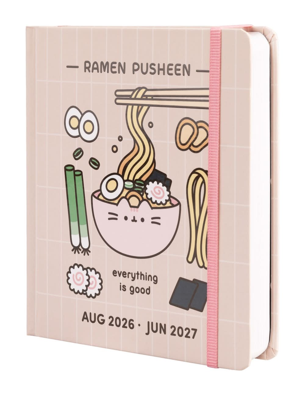 Agenda Diária 2026-27 M - Pusheen Sushi