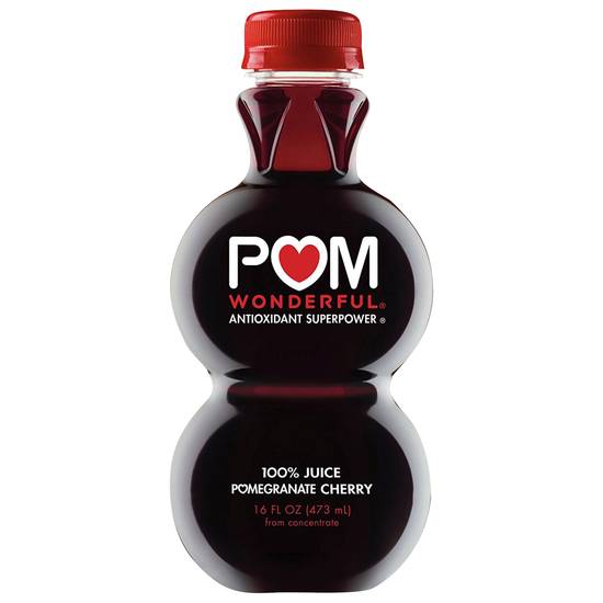 Pom Wonderful Antioxidant Superpower Pomegranate Cherry 100% Juice (16 fl oz)