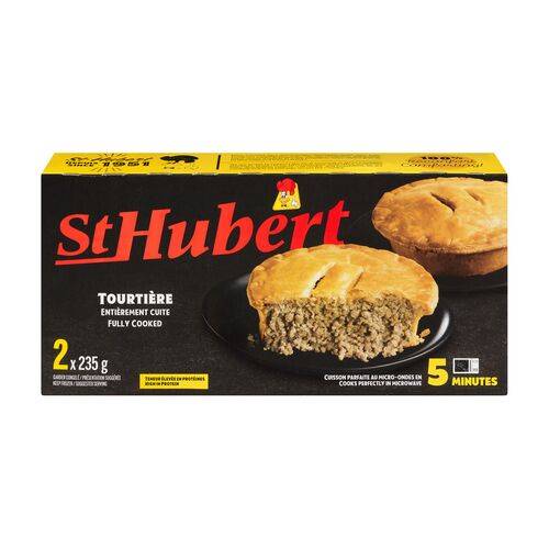 St hubert tourtière surgelée duo (2x235g) - tourtiere pie (2 x 235 g)