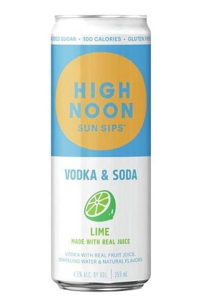 High Noon Lime Vodka Hard Seltzer (355 ml)