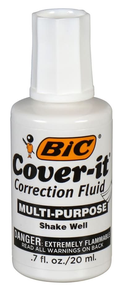 BiC Wite-Out Cover It Correction Fluid (7 fl oz)