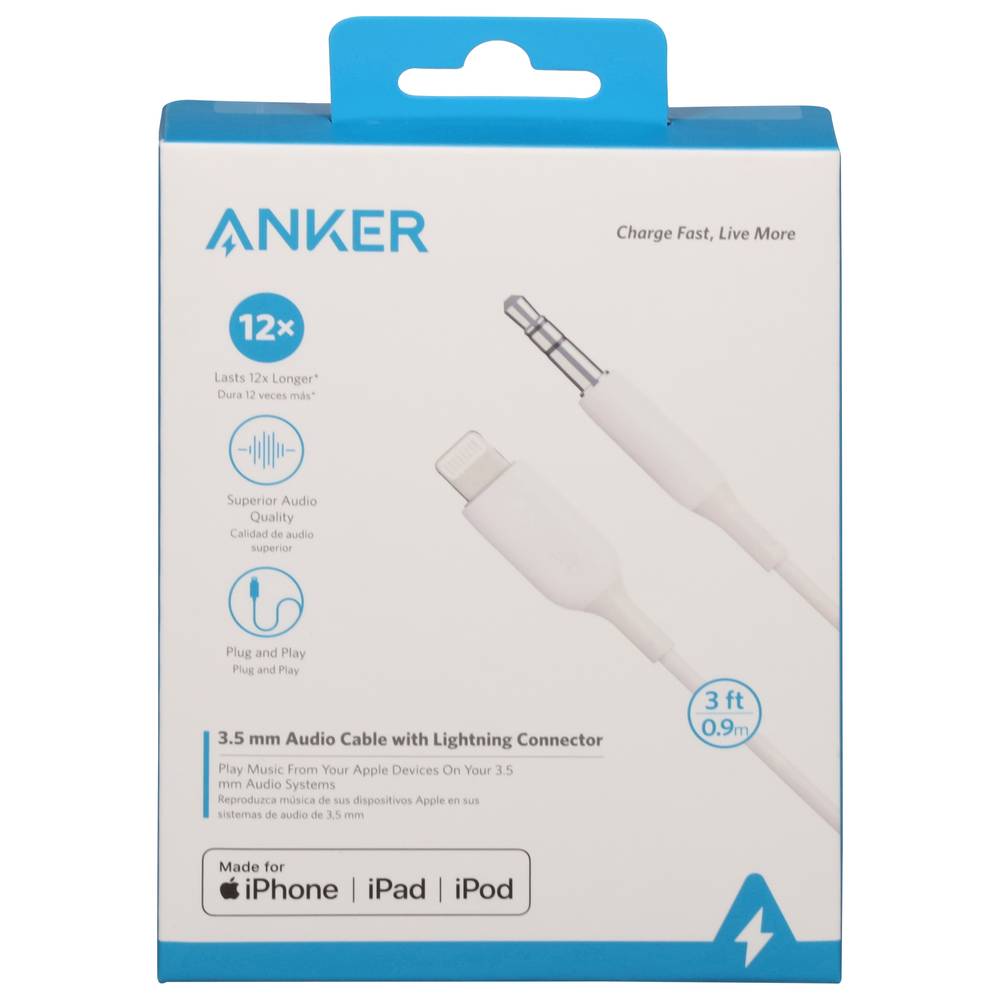 Anker 3.5 mm Audio Cable With Lightning Connector