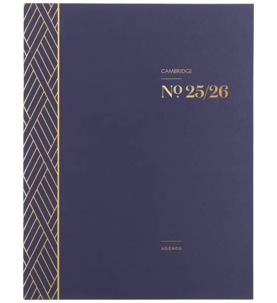 Cambridge® WorkStyle® Academic 2025-2026 Monthly Planner, Future Dusk, Large, 8 1/2" x 11"