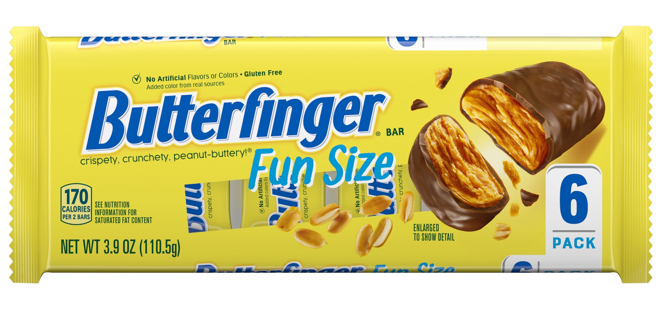 Butterfinger Fun Size pack Bar, Peanut (3.9 oz)