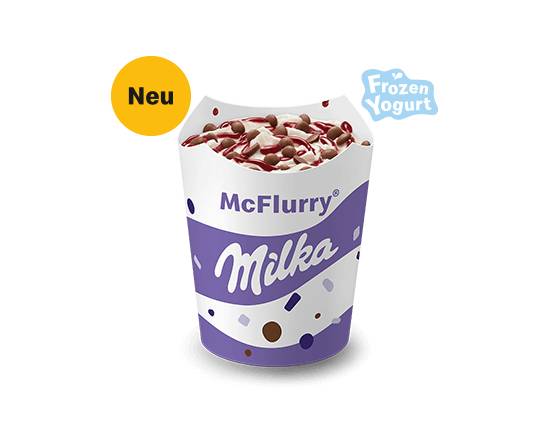 McFlurry® Frozen Yogurt Milka® Kirsch-Sauce