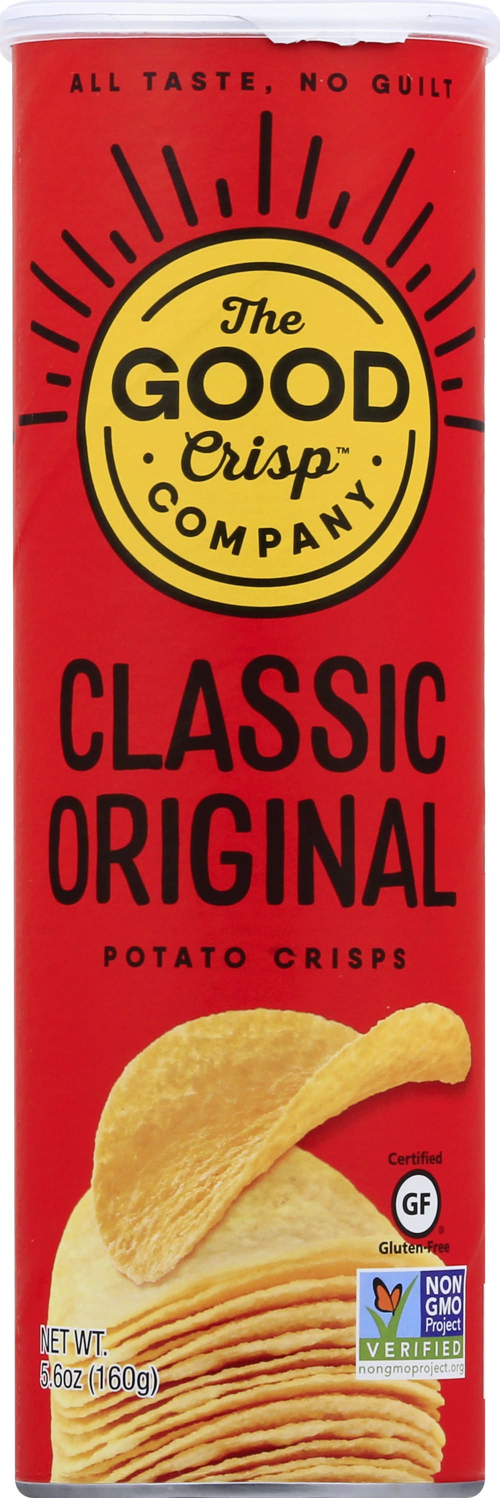 The Good Crisp Company Potato Crisps, Classic Original (5.6 oz)