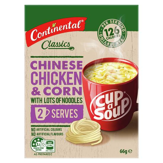 Continental Classics Chinese Chicken & Corn With Lots Of Noodles