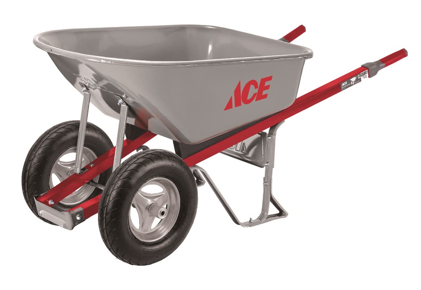 ACE Steel Contractor Wheelbarrow 6 Cu Ft