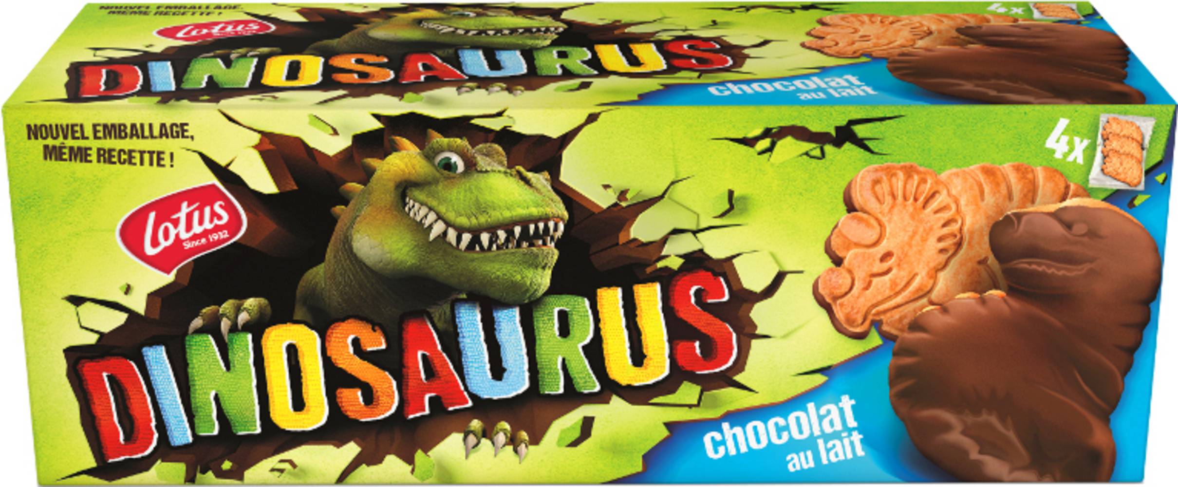 Lotus - Dinosaurus original chocolat au lait (225g)