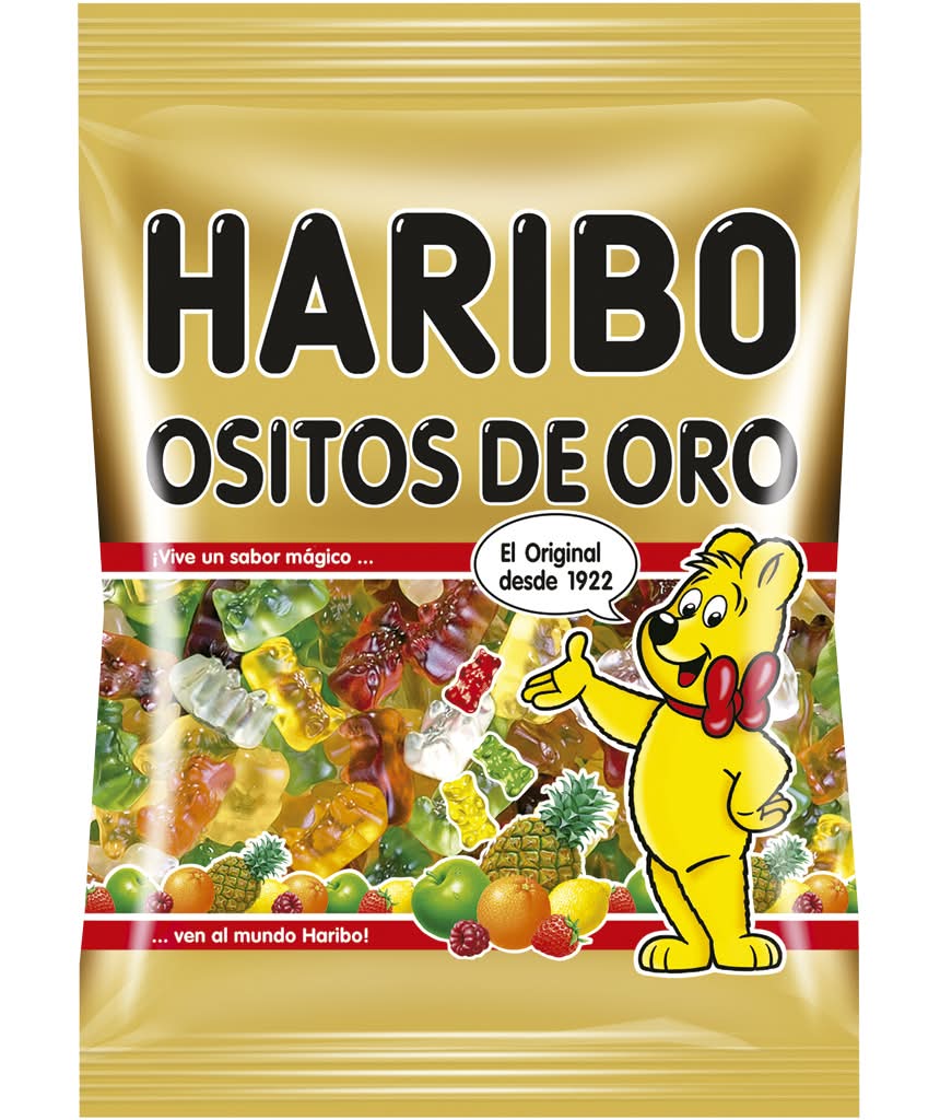 Haribo - Gomas ositos de oro, embalagem de 100g