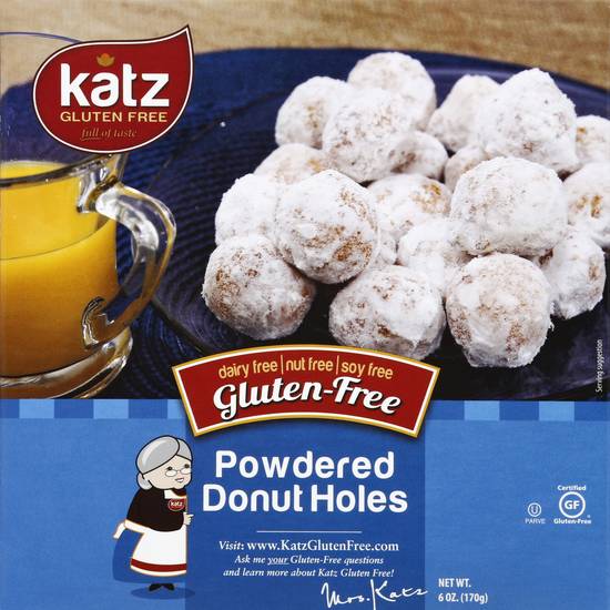 Katz Gluten-Free Kosher Powdered Donut Holes (6 oz)