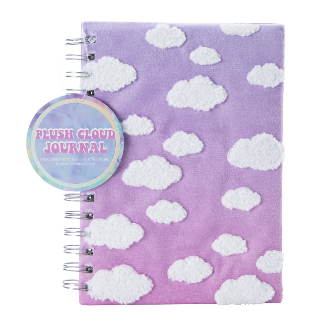 Plush Cloud Journal 6.45in x 8in Purple