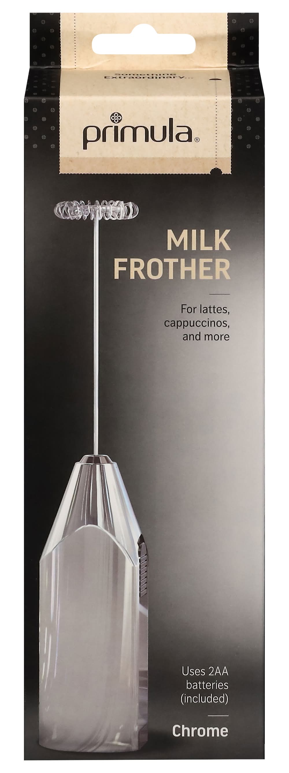 Primula Milk Frother Foamer Handled Battery Included