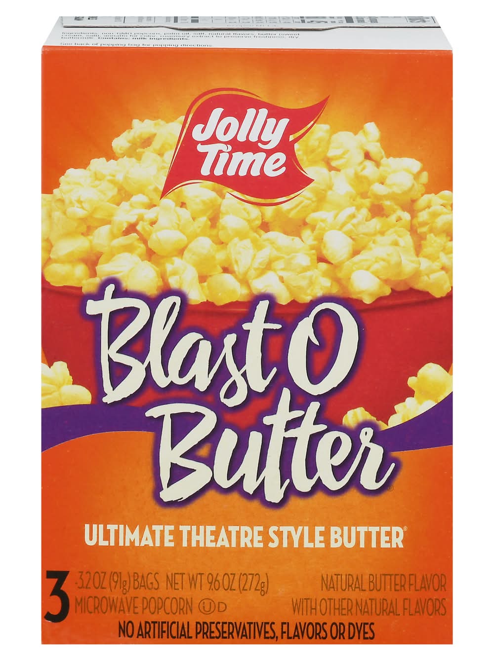 Jolly Time Blast O Butter Ultimate Theatre Style Popcorn (9.6 oz)