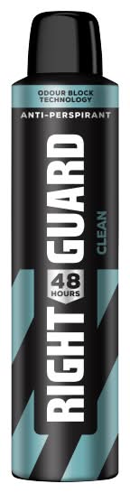 Right Guard Deodorant Men Clean 48h High Performance Anti-Perspirant Spray (250ml)