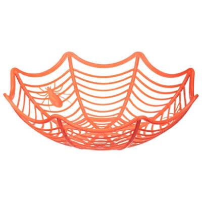 Signature SELECT Plastic Spider Web Basket Assorted Colors 1 Count - Each