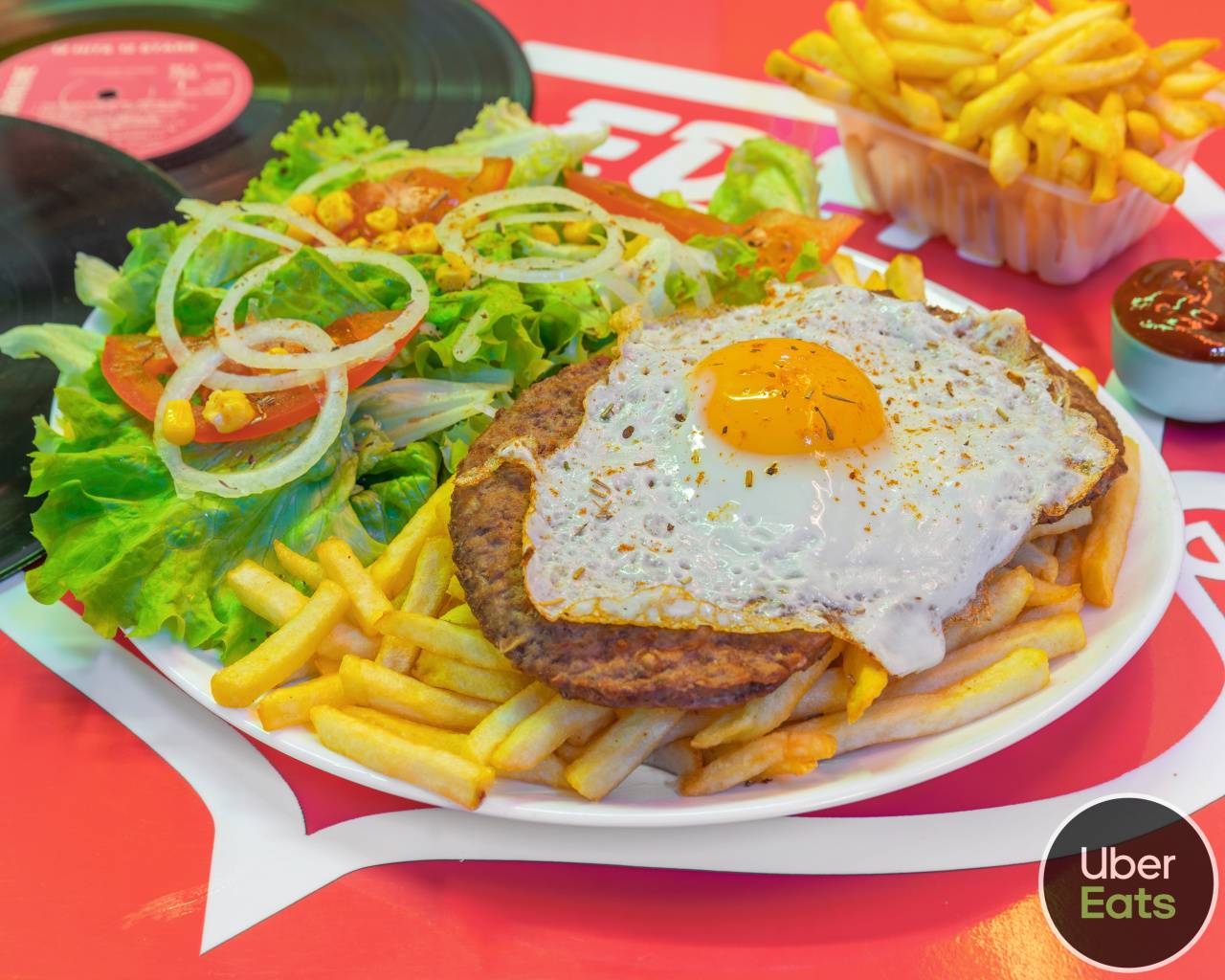 Assiette steak à cheval