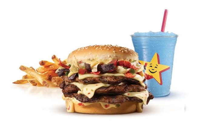 Triple Queso Crunch Burger Combo
