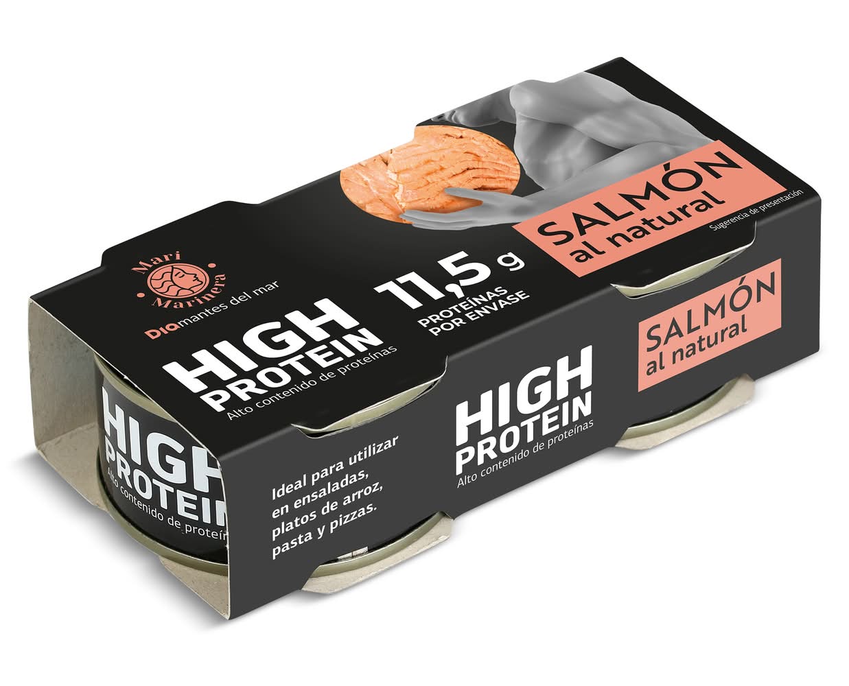 Salmón Al Natural Dia Mari Marinera Lata 2 X 50 G